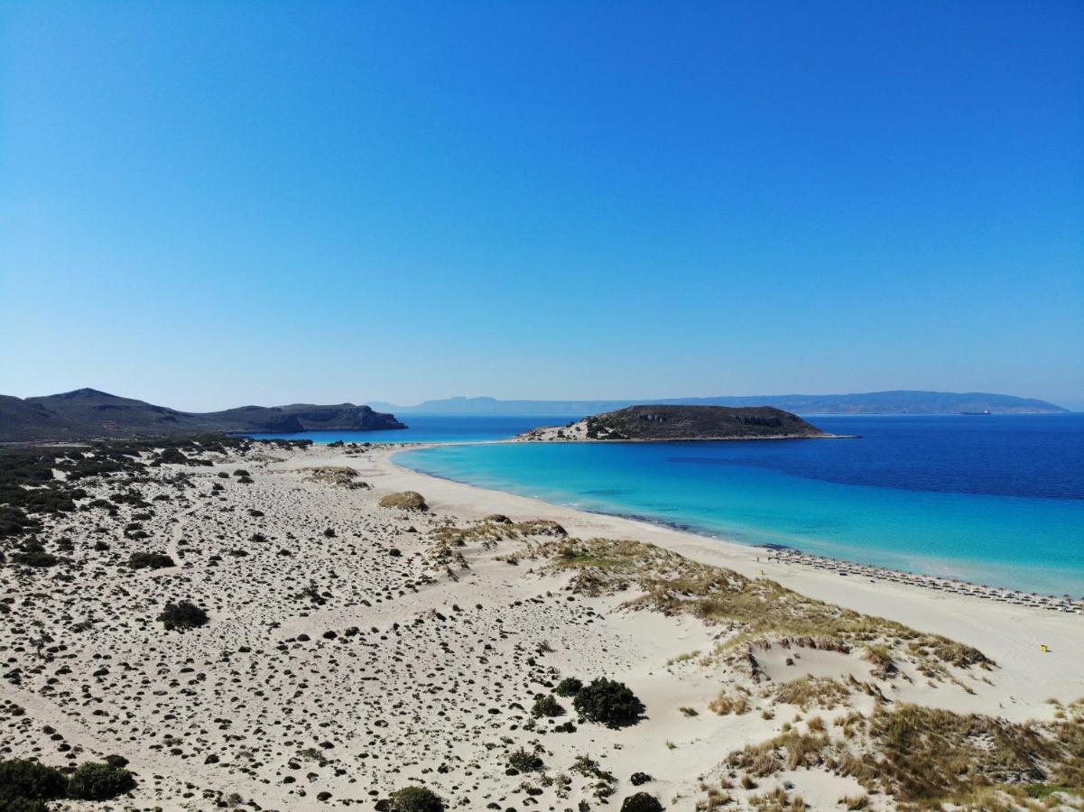 Simos Camping Elafonisos & Bungalows Bagian luar foto